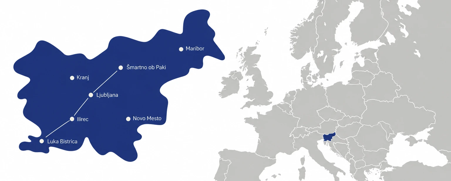 MPT locations in Slovenia and Europe